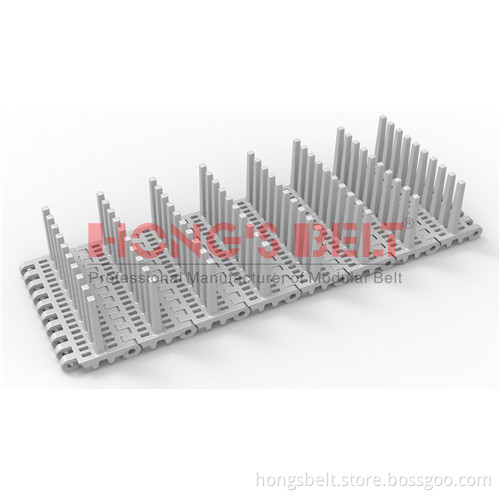 The Special Cleats Food Grade Modular Conveyor Belt (HS-100B)